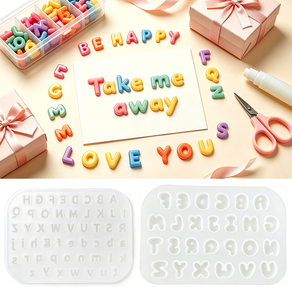 Resin Art Alphabet - Nieuwe 26 Mini Alfabet Siliconen Mal