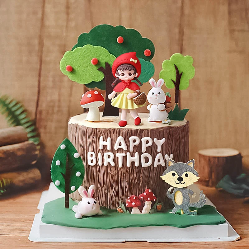 Resin Art Alphabet - Bakken Cake Decoratie Kids Meisje Wolf