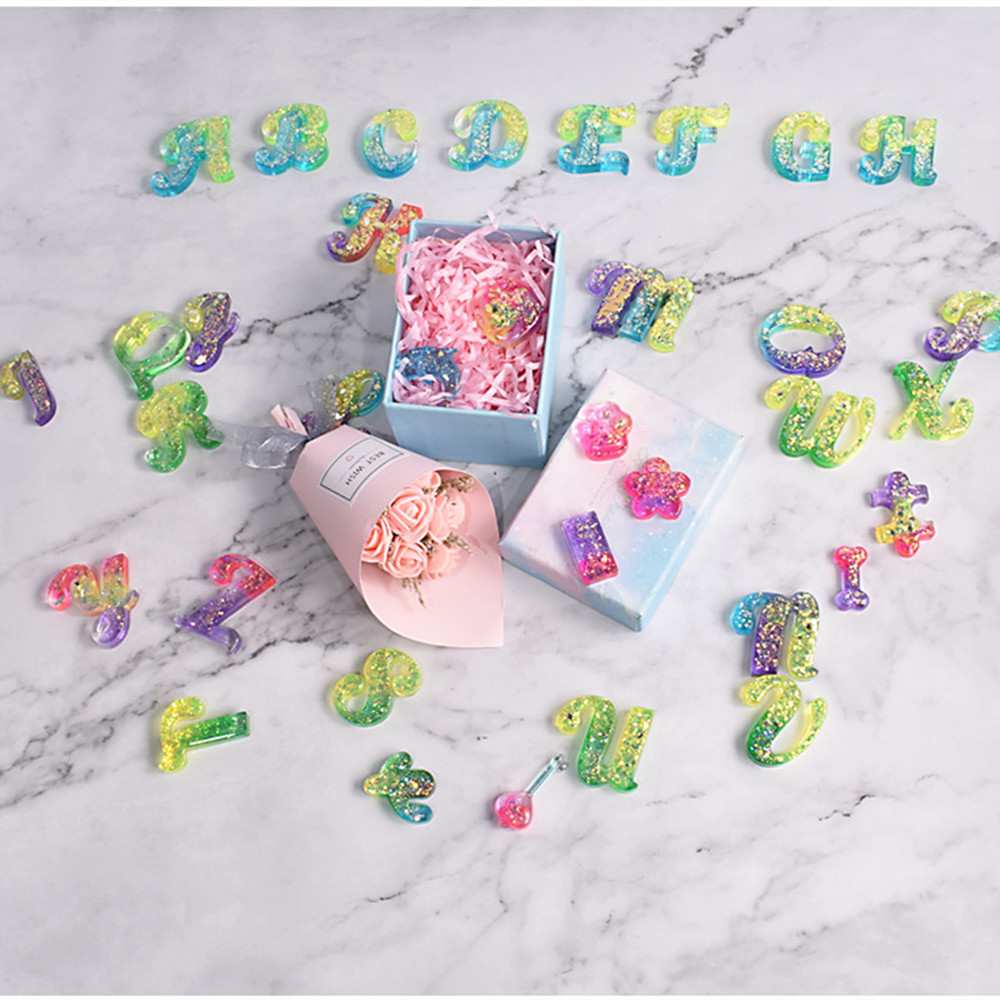 Alfabet epoxyhars siliconen ma - Resin Art Alphabet recensie en prijs