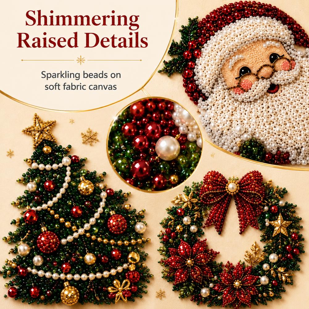 Kerstmis Kerstman Parel Kunst  - Resin Art Work recensie en prijs