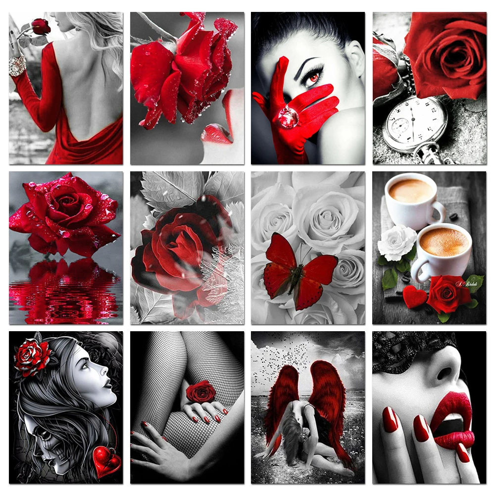 5D Diamant Schilderij Bloem Ro - Resin Art Rose recensie en prijs