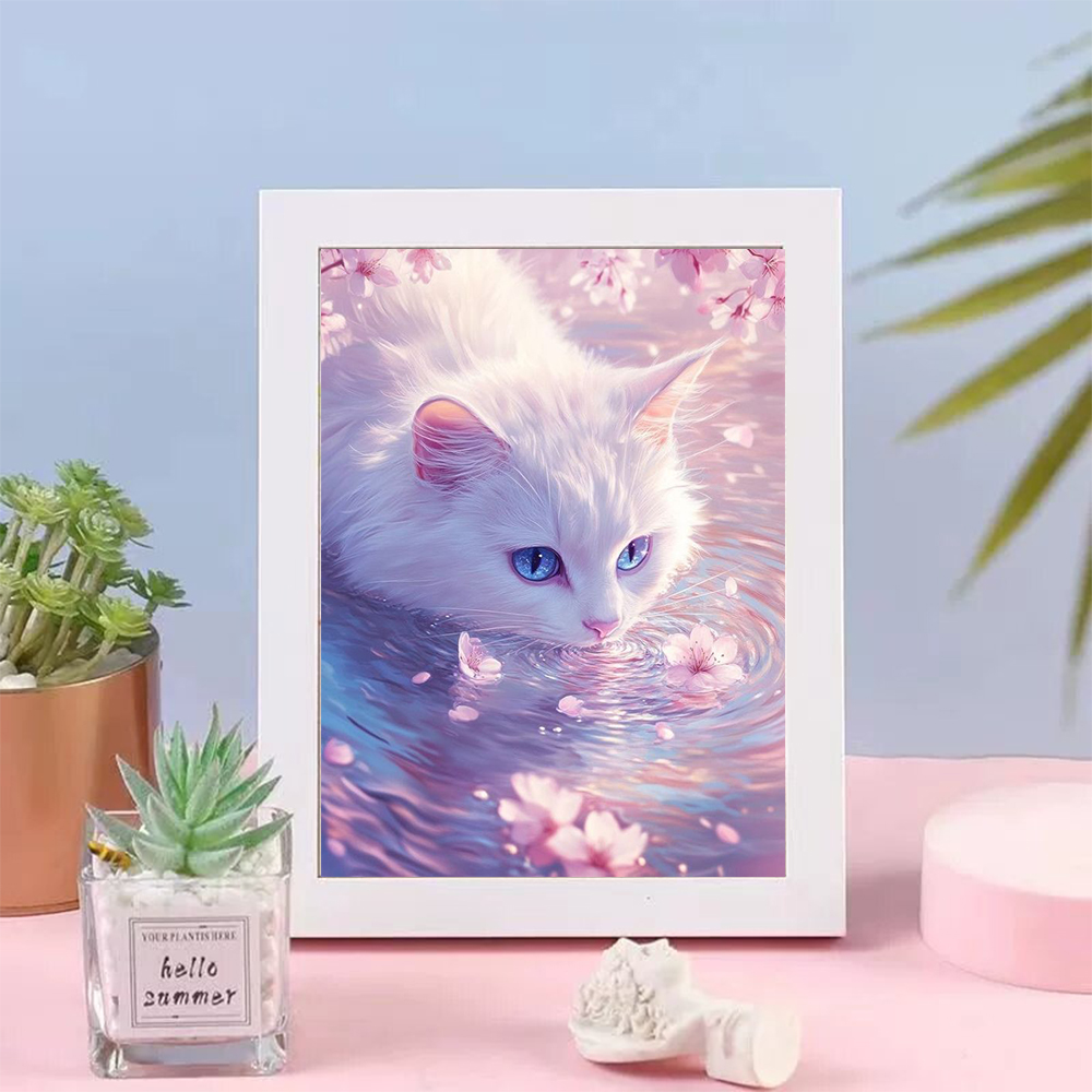 5D Diamant Schilderij Kattenli - Resin Art Wallpaper recensie en prijs